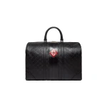Casablanca Black Monogram Weekender Bag | Totes & Top-Handle Bags | Coveti