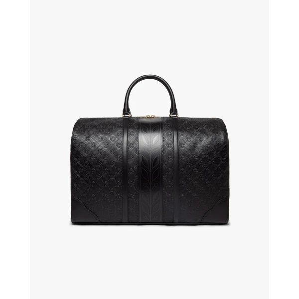 Casablanca Black Monogram Weekender Bag | Totes & Top-Handle Bags | Coveti