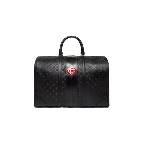 Black Monogram Weekender Bag