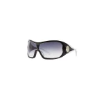 Casablanca Black Outline Shield Sunglasses | Sunglasses | Coveti