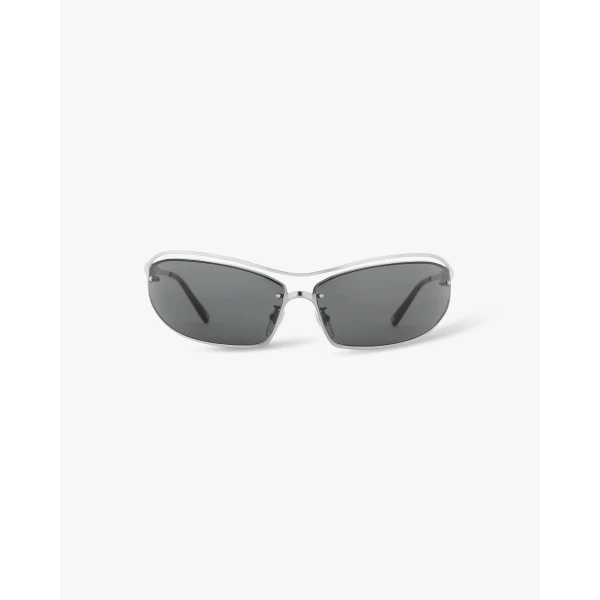 Casablanca Black Spiral Sunglasses | Sunglasses | Coveti