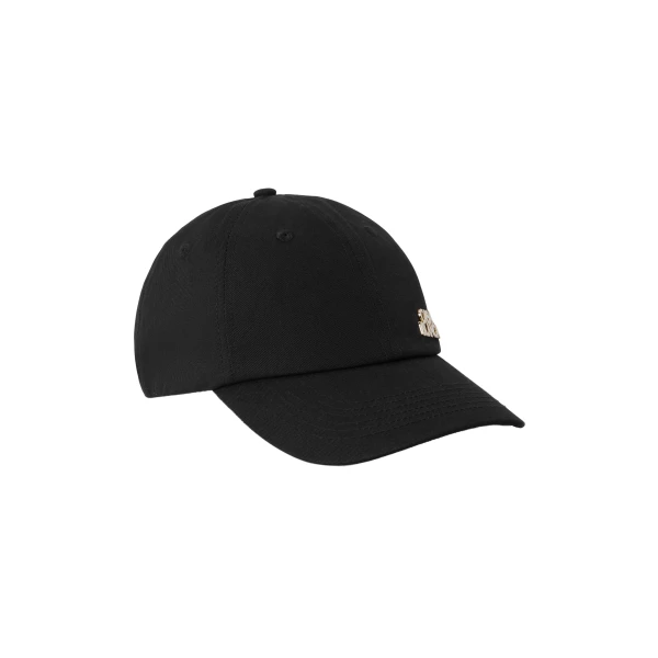 Casablanca Black Stacked Logo Rivet Cap | Hats | Coveti