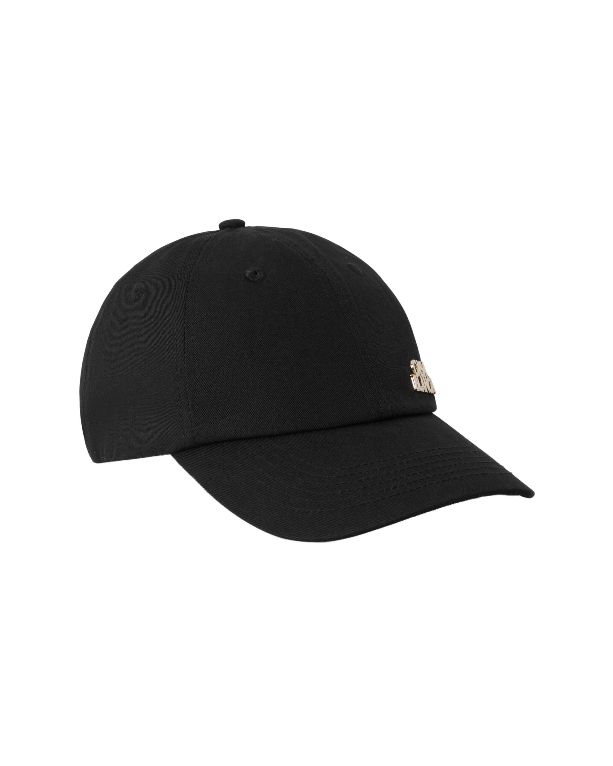 Casablanca Black Stacked Logo Rivet Cap Casablanca Black Stacked Logo Rivet Cap | Hats | Coveti