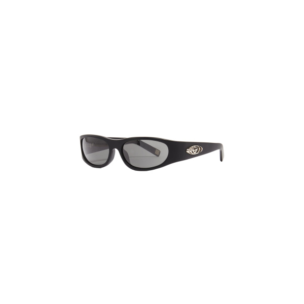 Casablanca Black Warped Sport Sunglasses | Sunglasses | Coveti
