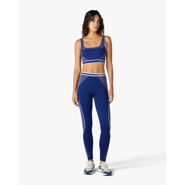 Casablanca Blue Seamless Leggings | Leggings | Coveti