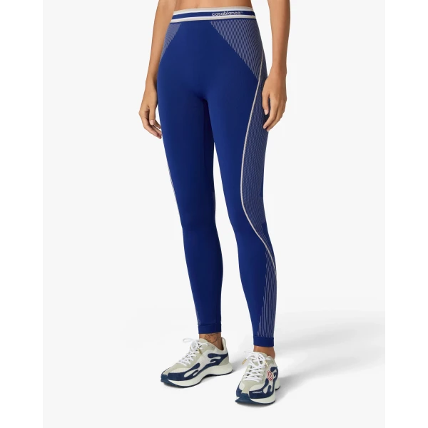 Casablanca Blue Seamless Leggings | Leggings | Coveti