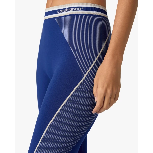 Casablanca Blue Seamless Leggings | Leggings | Coveti