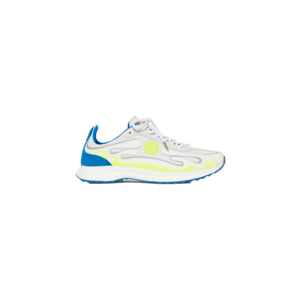 Casablanca Blue and Lime Stade Sneaker | Sneakers | Coveti