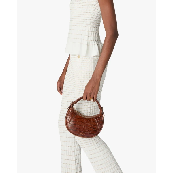 Casablanca Brown Biker Bag | Shoulder & Crossbody Bags | Coveti
