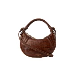 Casablanca Brown Biker Bag | Shoulder & Crossbody Bags | Coveti