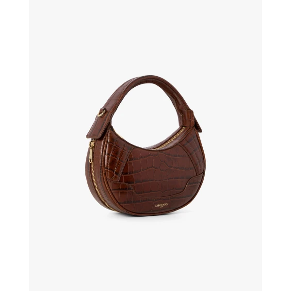 Casablanca Brown Biker Bag | Shoulder & Crossbody Bags | Coveti