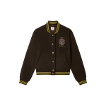 Casablanca Brown Celestial Pyramid Wool Varsity Jacket | Jackets | Coveti
