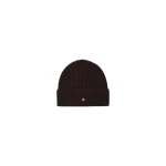 Casablanca Brown Classic Ribbed Knit Beanie | Hats | Coveti