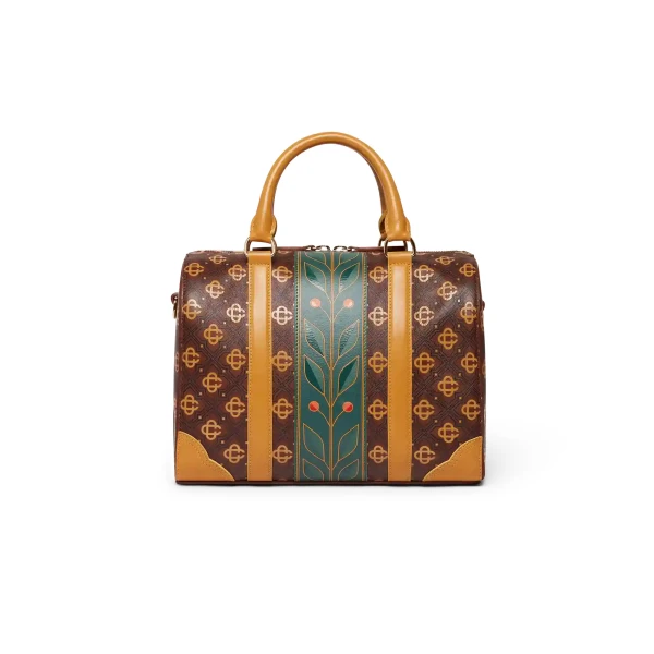 Casablanca Brown Mini Monogram Weekender Bag | Totes & Top-Handle Bags | Coveti