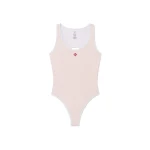 Casablanca Cream Monogram Swimsuit | Swimsuits | Coveti