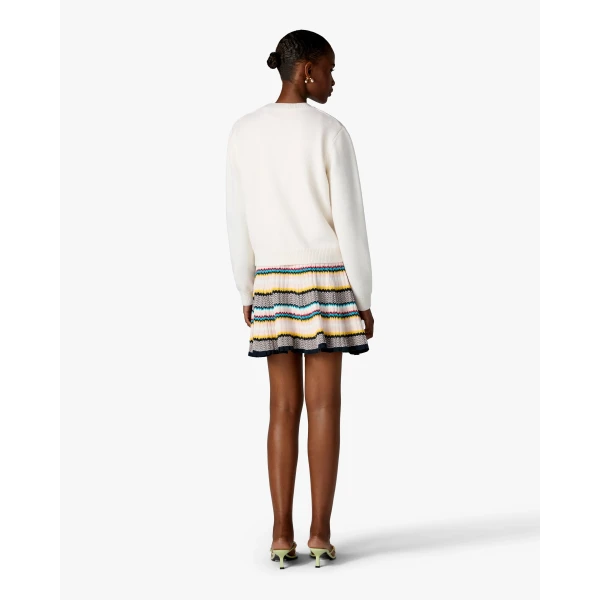 Casablanca Cream Stacked Logo Jumper | Sweater | Coveti