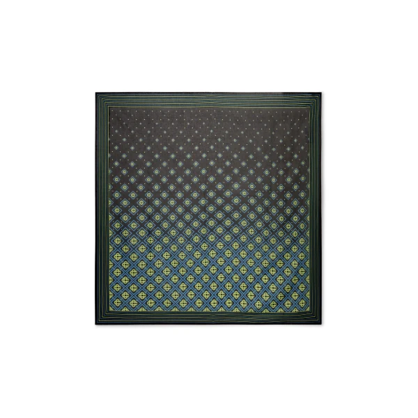 Casablanca Degrade Monogram Black Pareo | Beachwear | Coveti