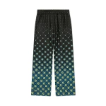 Casablanca Degrade Monogram Silk Trousers | Pants | Coveti