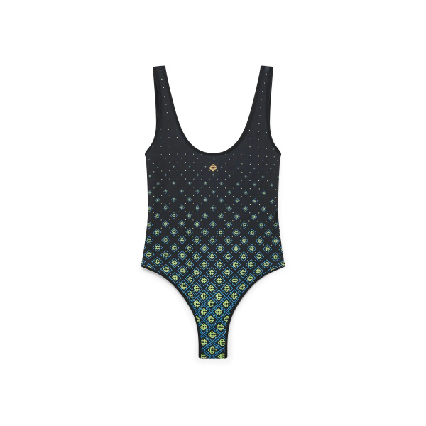 Casablanca Degrade Monogram Swimsuit | Swimsuits | Coveti