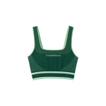 Casablanca Green Seamless Bralette | Bralette | Coveti