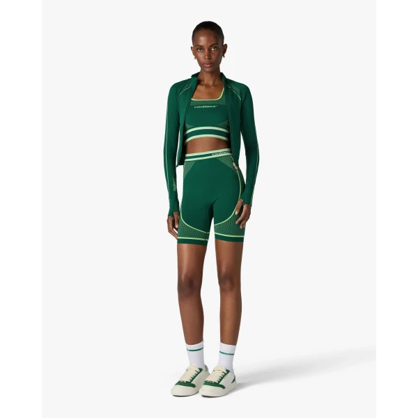 Casablanca Green Seamless Shorts | Shorts | Coveti
