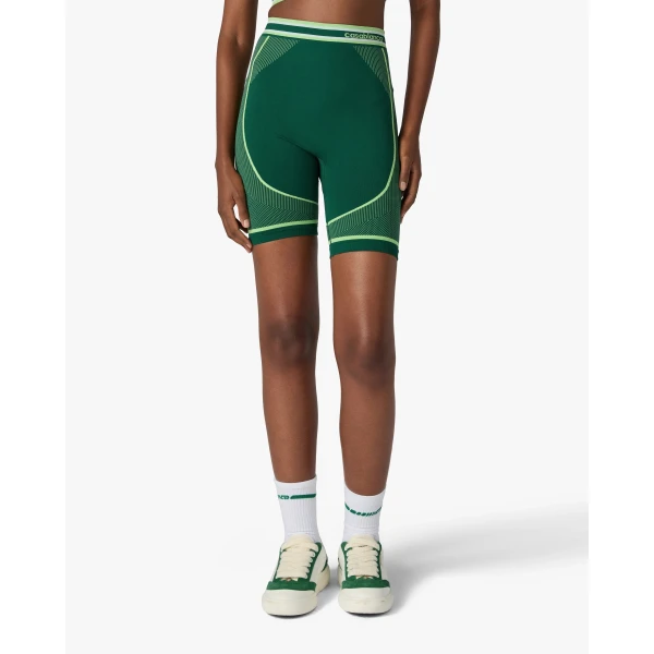 Casablanca Green Seamless Shorts | Shorts | Coveti