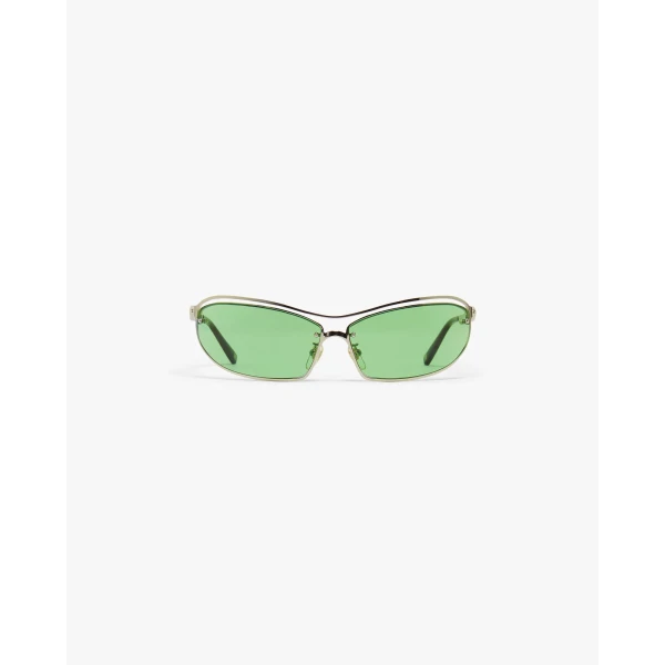 Casablanca Green Spiral Sunglasses | Sunglasses | Coveti