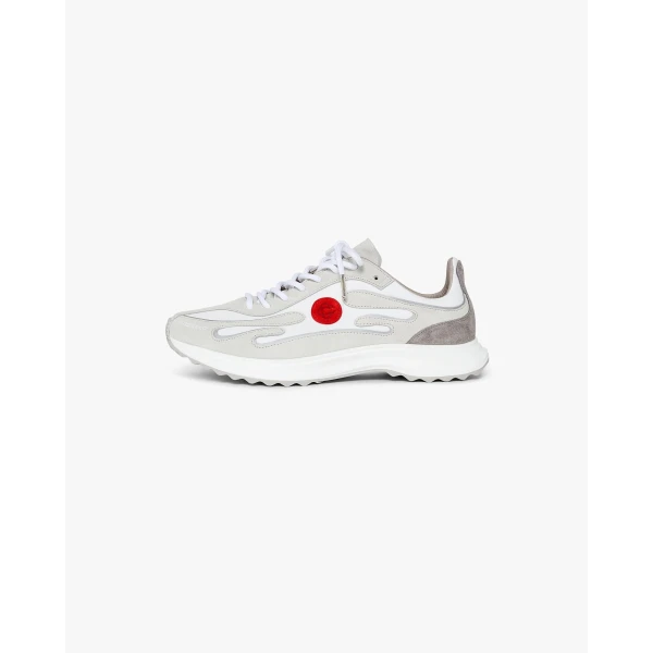 Casablanca Grey Leather Stade Sneakers | Sneakers | Coveti