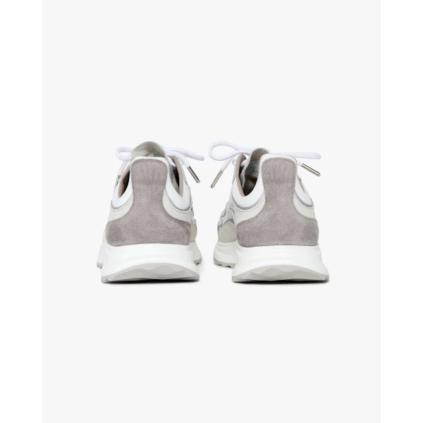 Casablanca Grey Leather Stade Sneakers | Sneakers | Coveti
