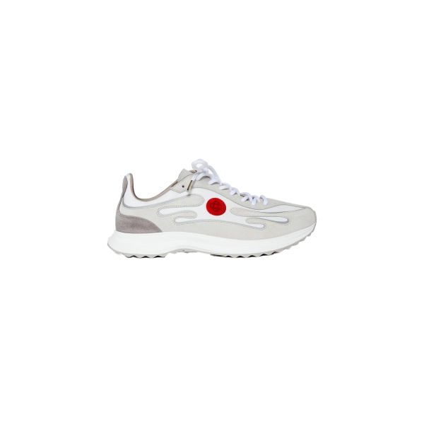Casablanca Grey Leather Stade Sneakers | Sneakers | Coveti