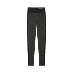 Casablanca Grey Seamless Monogram Leggings | Leggings | Coveti