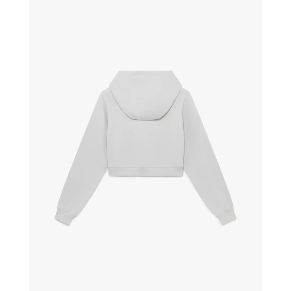 Casablanca Grey Stacked Logo Hooded Sweatshirt | Hoodies | Coveti