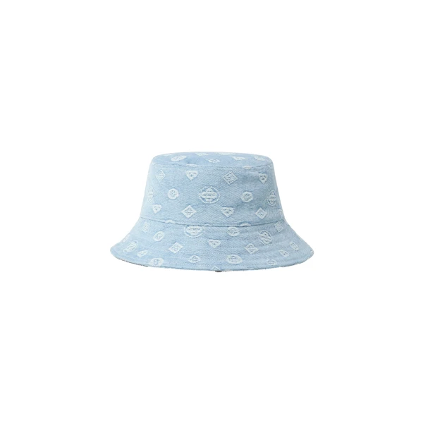 Casablanca Light Blue Denim Bucket Hat | Hats | Coveti