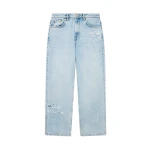 Casablanca Light Wash Graffiti Denim Jeans | Denim | Coveti