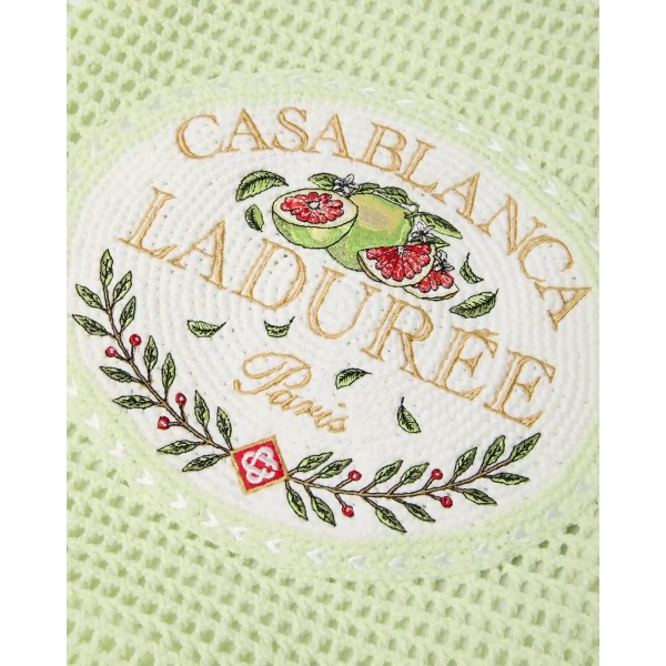 Casablanca Mint Ladurée x Casablanca Crochet Bag | Totes & Top-Handle Bags | Coveti