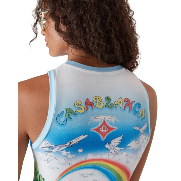 Casablanca Multicolour Aloha Maxi Dress | Long Dresses | Coveti