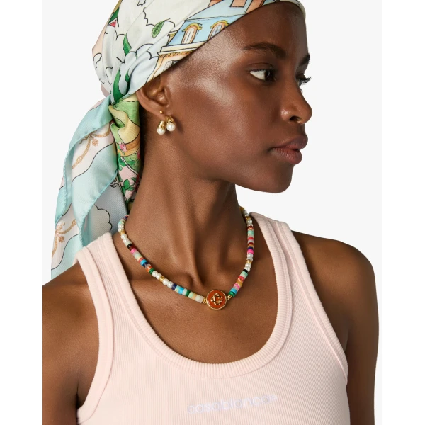 Casablanca Multicolour Bead Necklace | Necklace | Coveti