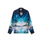 Casablanca Multicolour Crystal Alchemy Long Sleeve Silk Twill Shirt | Shirt | Coveti