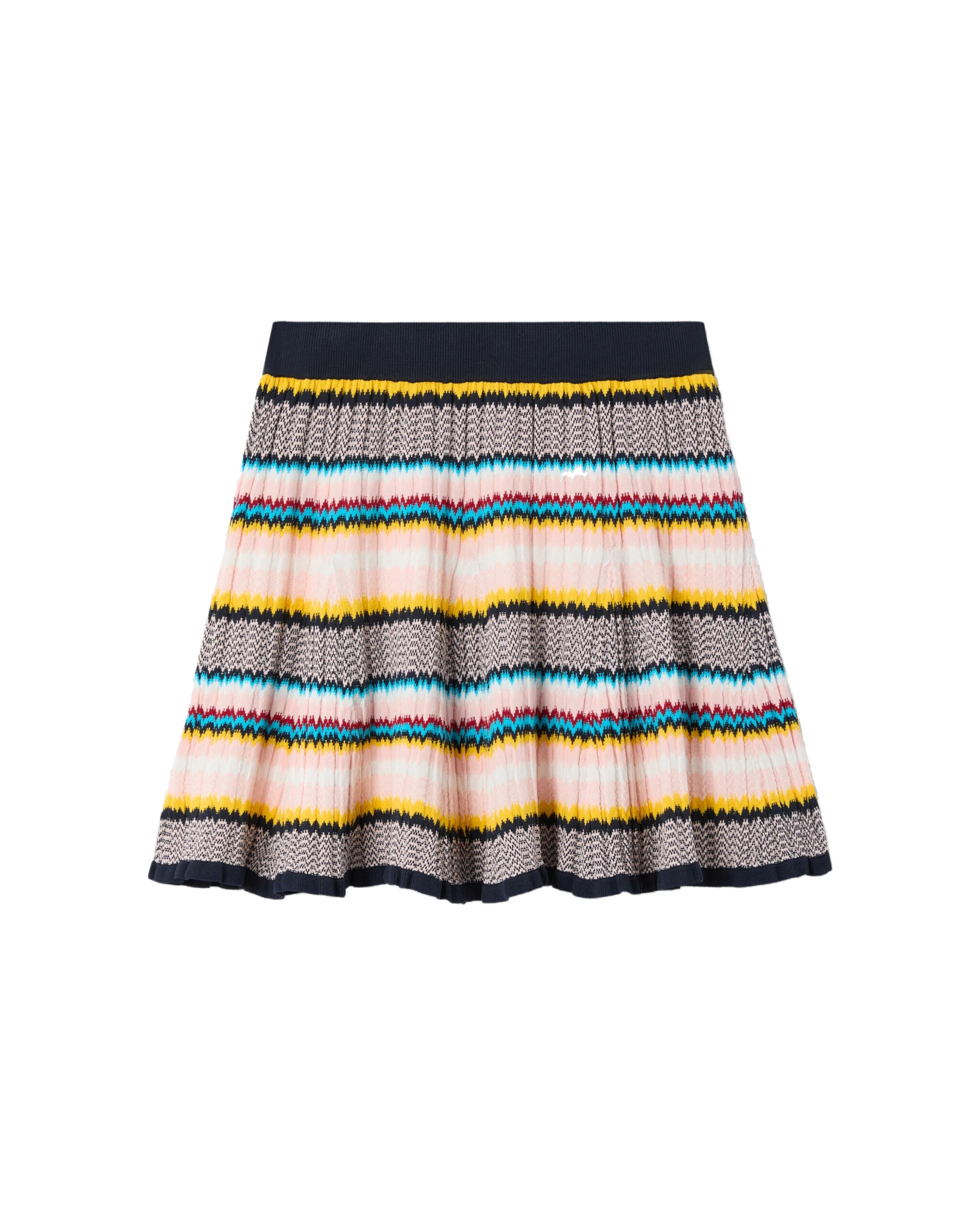 Casablanca Multicolour Knit Chevron Mini Skirt Casablanca Multicolour Knit Chevron Mini Skirt | Mini Skirt | Coveti