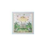Casablanca Multicolour Ladurée x Casablanca Small Silk Scarf | Scarves | Coveti