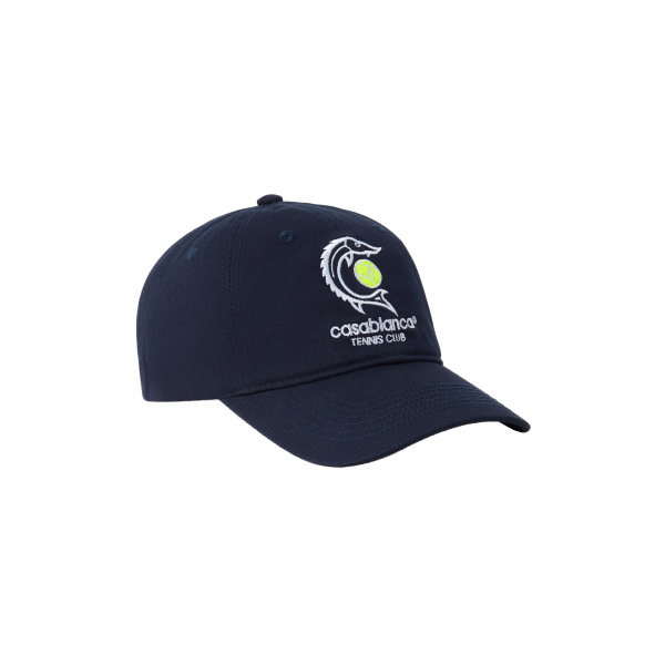 Casablanca Navy Casa Kaspia New York Tennis Club Cap | Hats | Coveti