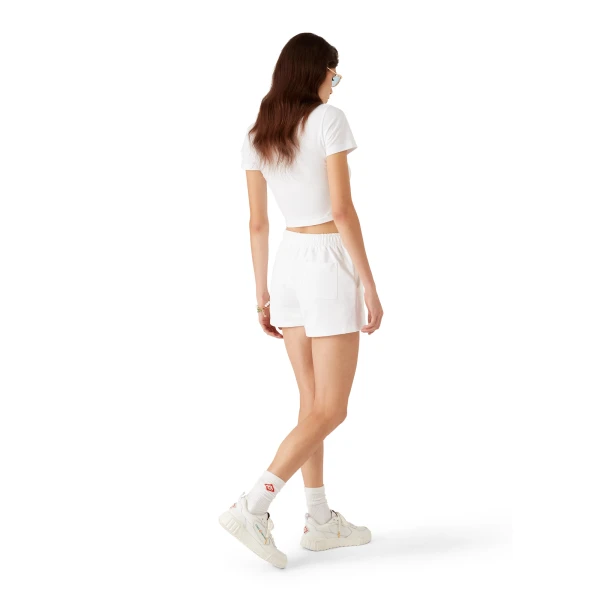 Casablanca Off-White Stacked Logo Sweatshorts | Shorts | Coveti