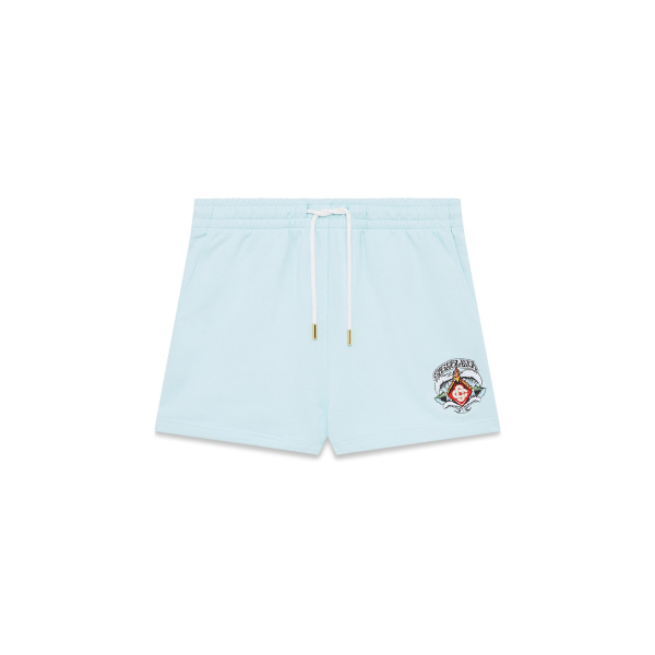 Casablanca Pale Blue Waves Sweatshorts | Shorts | Coveti