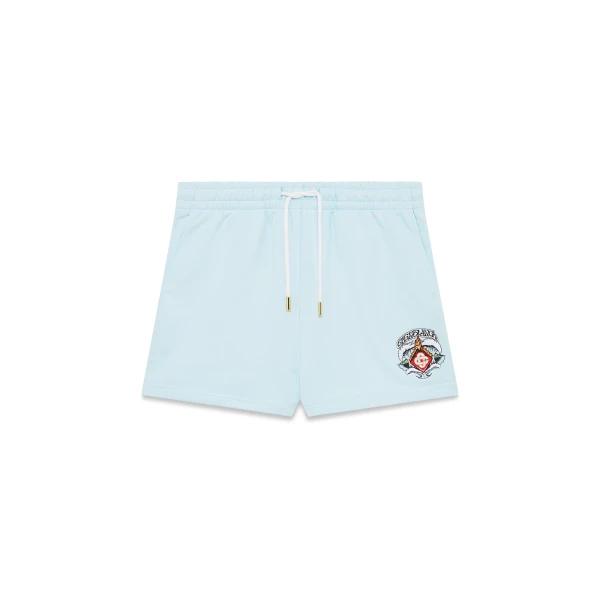 Pale Blue Waves Sweatshorts