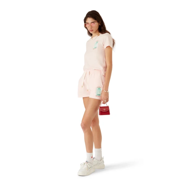 Casablanca Pink L'Arche Sweatshorts | Shorts | Coveti