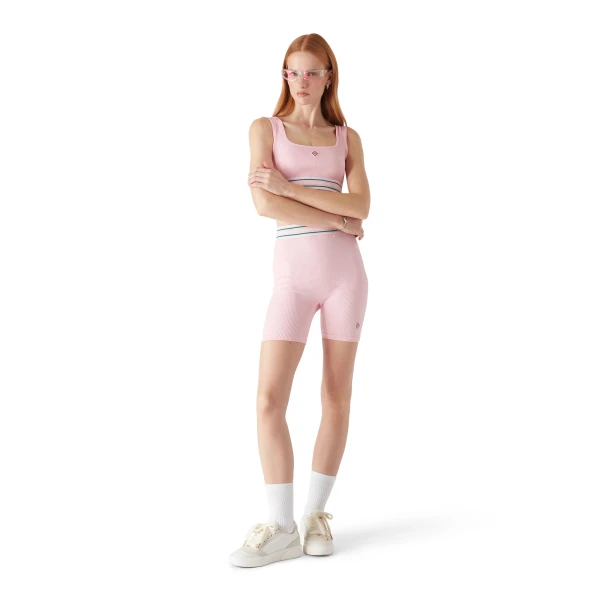 Casablanca Pink Seamless Shorts | Shorts | Coveti