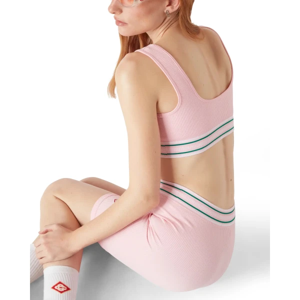 Casablanca Pink Seamless Shorts | Shorts | Coveti