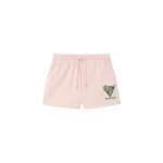 Casablanca Pink Tennis Club Icon Pyramid Abduction Embroidered Sweatshorts | Shorts | Coveti