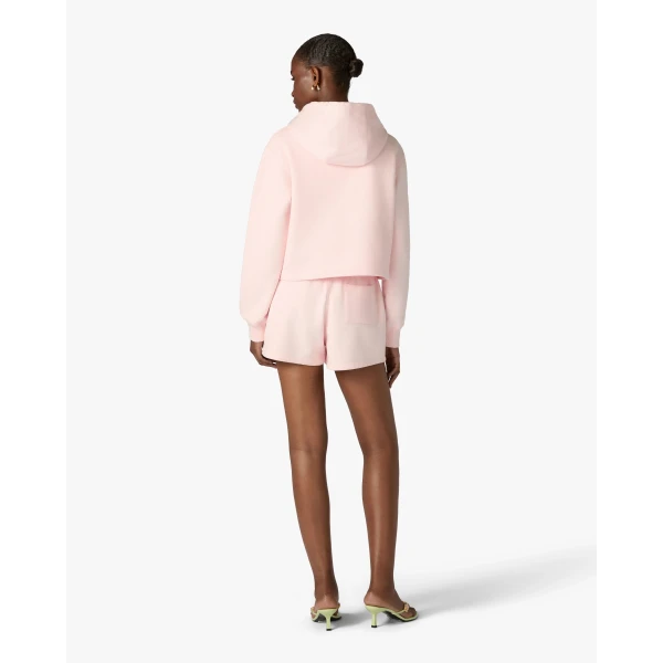 Casablanca Pink Tennis Club Icon Pyramid Abduction Embroidered Sweatshorts | Shorts | Coveti