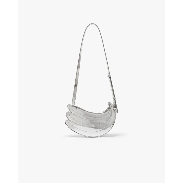 Casablanca Silver Banana Bag | Shoulder & Crossbody Bags | Coveti